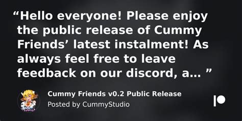 Cummy Friends v0.2 release! .